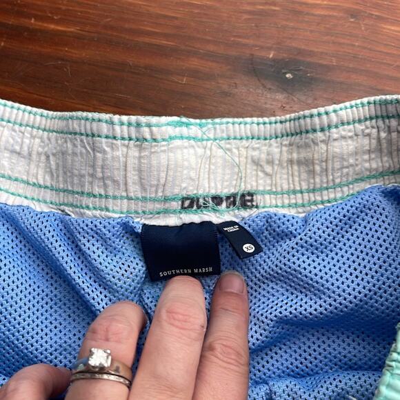 Southern Marsh elastic waist pull on lined swim trunks sz XS - Picture 5 of 6